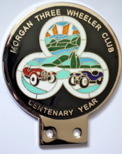 badge Morgan : MTW Centenary badge Morgan : MTW Centenary
